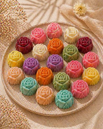 23 Fondants parfumés artisanaux - parfums variés